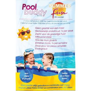 12x zakjes Pool Buddy zwembad onderhoud tegen gladde zwembadbodem
