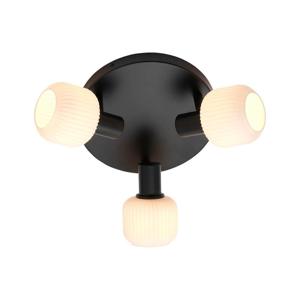 Nordlux 3-lichts plafondlampMilford zwart - 2412606003