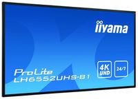 iiyama LH6552UHS-B1 beeldkrant Digitale signage flatscreen 163,8 cm (64.5") IPS 4K Ultra HD Zwart Type processor Android 8.0 - thumbnail