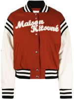 Maison Kitsuné veste bomber à logo appliqué - Orange