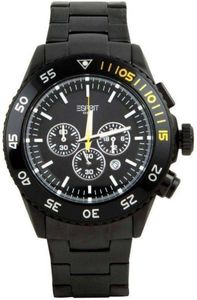 Horlogeband Esprit ES103621006 Aluminium Zwart 21mm