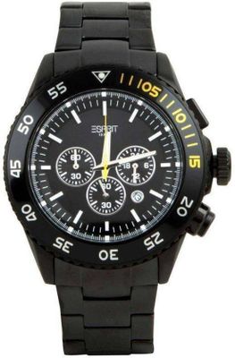 Horlogeband Esprit ES103621006 Aluminium Zwart 21mm