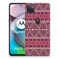 Motorola Moto G 5G TPU bumper Aztec Paars - thumbnail