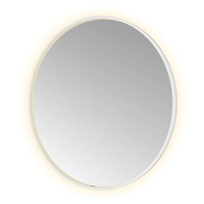 Spiegel Hotbath &MORE 100x100 cm LED-Verlichting Spiegelverwarming Rond Mat Wit