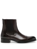 TOM FORD bottines chelsea en cuir - Marron