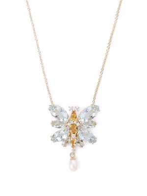 Dolce & Gabbana collier Butterfly en or jaune 18ct