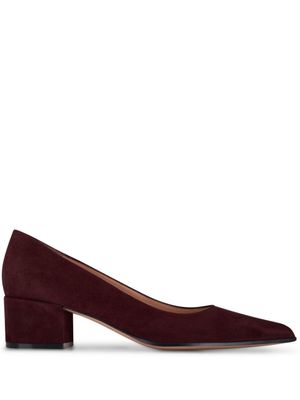 Gianvito Rossi escarpins Piper 45 mm en daim - Rouge