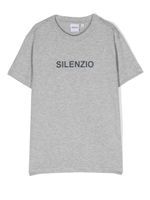 Aspesi Kids t-shirt 'Silenzio' à manches courtes - Gris