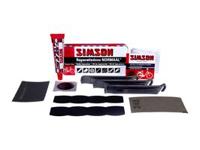 Simson Reparatiedoos normaal 8 x 6 cm aluminium rood 10-delig