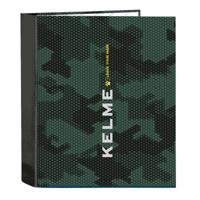 Ringmap Kelme Camo Zwart Groen A4 27 x 33 x 6 cm