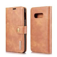 Dg. MING Crazy Horse textuur Flip afneembare magnetische lederen case voor Galaxy S10 E met houder & kaartsleuven & portemonnee (bruin)