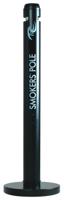 Rubbermaid peukenzuil Smokers&apos; Pole, ft 10,2 x 107,9 cm, zwart