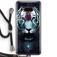 Darkness Tiger: HTC U12+ Transparant Hoesje met koord