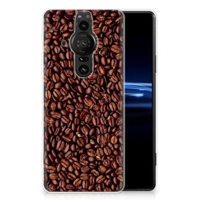 Sony Xperia Pro-I | Siliconen Case | Koffiebonen