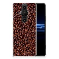 Sony Xperia Pro-I | Siliconen Case | Koffiebonen