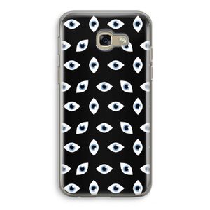 Eyes pattern: Samsung Galaxy A5 (2017) Transparant Hoesje