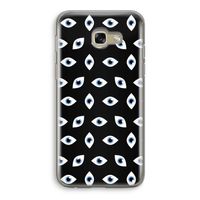 Eyes pattern: Samsung Galaxy A5 (2017) Transparant Hoesje