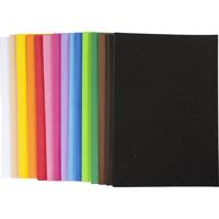 Creativ Company Foam vellen, zelfklevend, a4, vel 210x297 mm, dikte 2 mm, 30 div vellen/ 1 doos