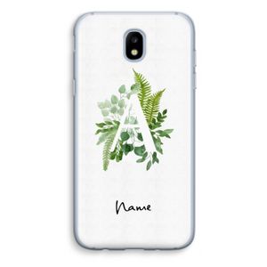 Green Brush: Samsung Galaxy J5 (2017) Transparant Hoesje