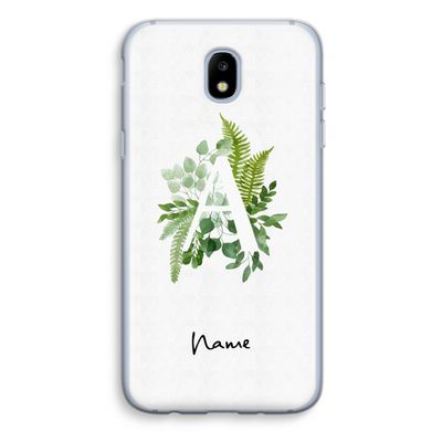 Green Brush: Samsung Galaxy J5 (2017) Transparant Hoesje