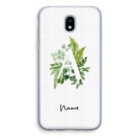 Green Brush: Samsung Galaxy J5 (2017) Transparant Hoesje