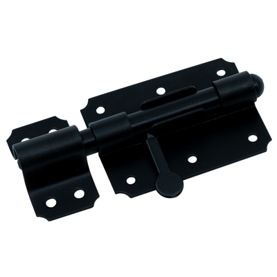 Waelbers Plaatgrendel 14-90x65mm zwart - 10 Stuk(s) - 105327.05