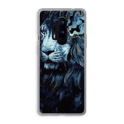 Darkness Lion: OnePlus 8 Pro Transparant Hoesje