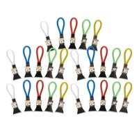 Gerimport Handdoekhaakjes - gekleurd - 25x - handdoekclips - ophanghaakjes