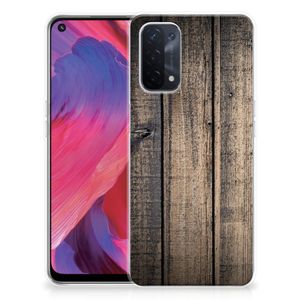 OPPO A74 5G | A54 5G Bumper Hoesje Steigerhout