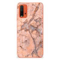 Xiaomi Poco M3 | TPU | Siliconen hoesje | Marmer Oranje