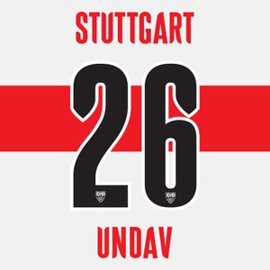 Undav 26 (Officiële VFB Stuttgart Bedrukking 2023-2024)