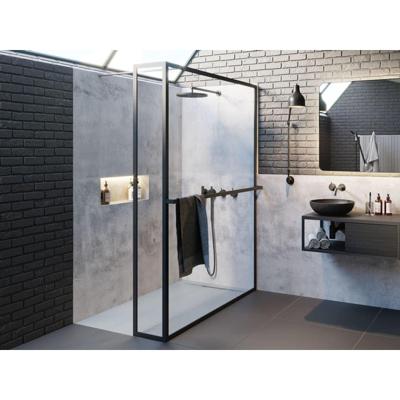Riho Lucid GD402 inloopdouche - 200x100x30cm - zwart G005034121