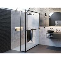 Riho Lucid GD402 inloopdouche - 200x100x30cm - zwart G005034121
