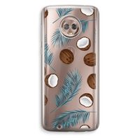 Kokosnoot roze: Motorola Moto G6 Transparant Hoesje