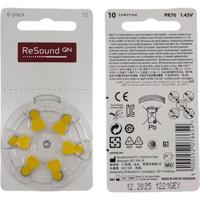 Resound hoortoestel batterijen P10 - gele sticker - thumbnail