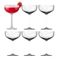 Vicrila Cocktailglas - 6x - glas - 24 cl - pornstar martini - cocktail glazen