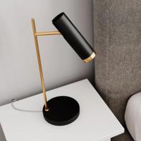 Tafellamp zwart goud met schakelaar en GU10 fitting By Rydens Puls