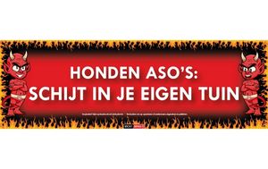 Sticky Devil Honden aso's: schijt in je eigen tuin