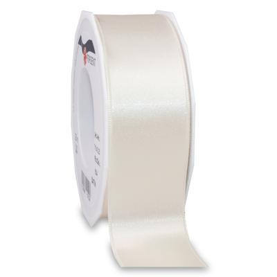 Cadeaulint Satijn - 4 cm x 25 meter - beige - cadeaus inpakken - sierlint