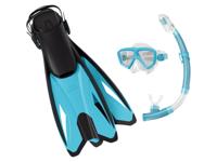 CRIVIT Snorkelset (Blauw/zwart, L/XL)