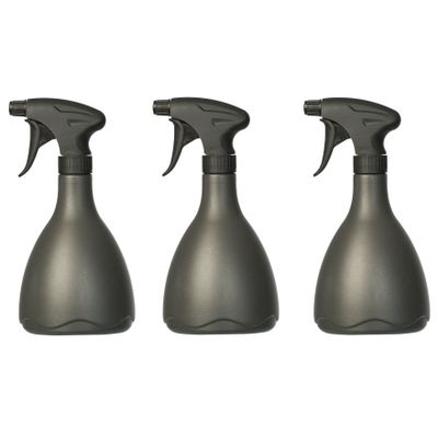 Pakket van 3x stuks plantenspuiten/plantensproeiers 700 ml zwart