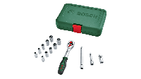 Bosch Groen 1/4" ratelset 14-stuks - 1600A02BY0