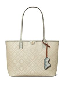 Tory Burch Shopper met monogram - Beige