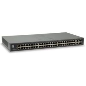 LevelOne FGU-5021 Fast Ethernet (10/100) Grijs netwerk-switch