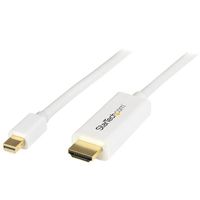 StarTech.com Mini DisplayPort-naar-HDMI-converterkabel 1 m 4K wit