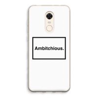 Ambitchious: Xiaomi Redmi 5 Transparant Hoesje