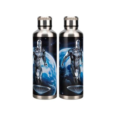 Paladone Metal Water Bottle Silver Surfer