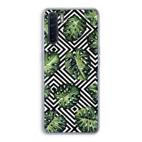 Geometrische jungle: Oppo A91 Transparant Hoesje