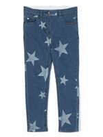 Stella McCartney Kids Star-print straight-leg jeans - Bleu - thumbnail