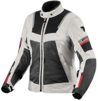 REV'IT! Tornado 4 H2O Lady jacket, Doorwaai motorjas dames, Zilver Zwart